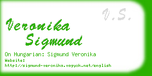 veronika sigmund business card